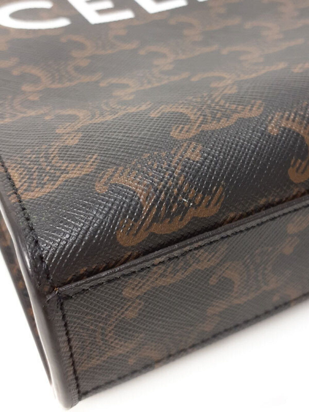 Celine Triomphe Canvas Vertical Cabas Bag - Picture 4 of 9